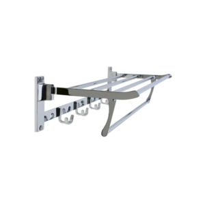 מדף מגבות מתקפל ניקל