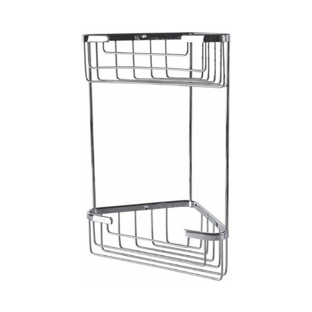 רשת פינתית כפולה למקלחת