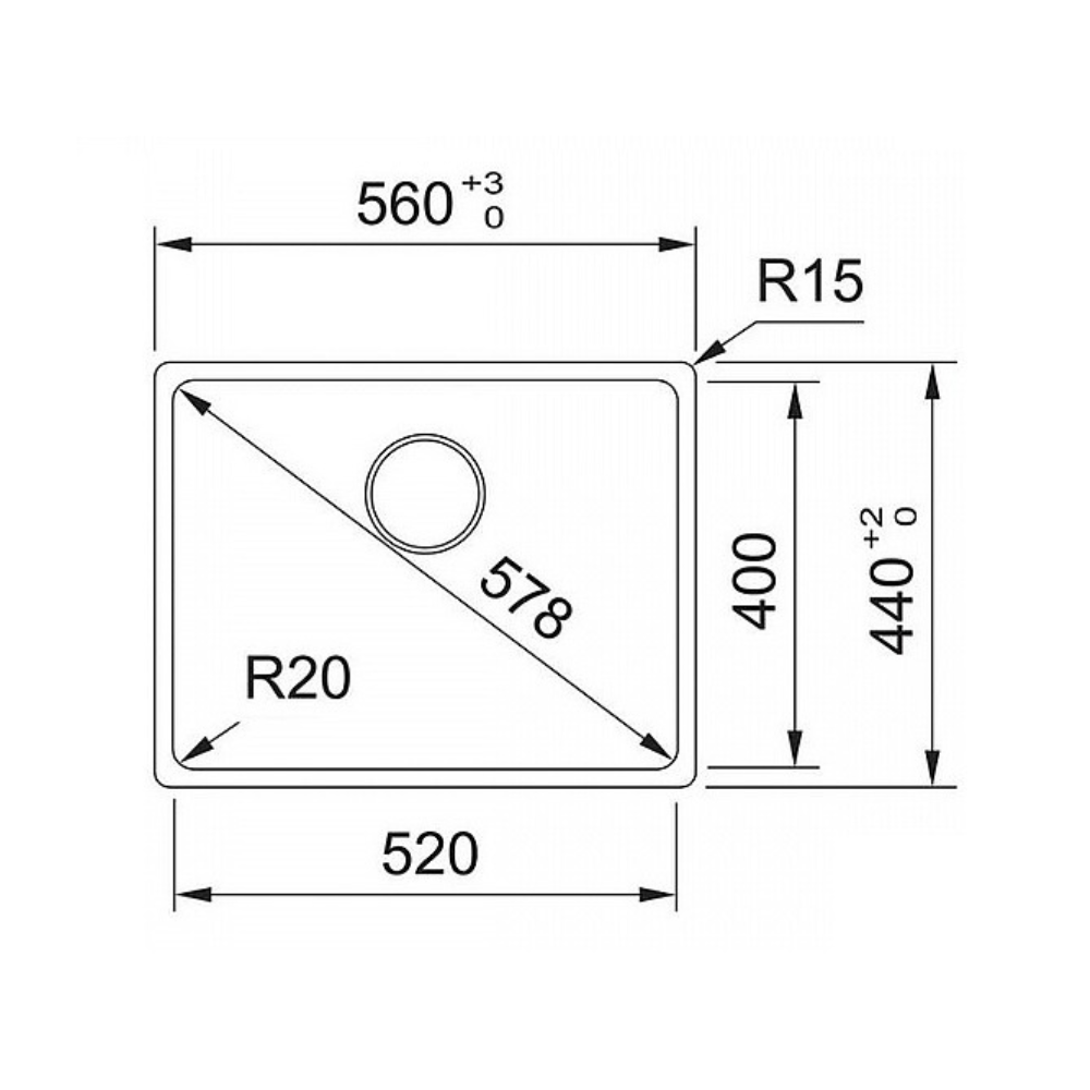 כיור מטבח גרניט מאריס 210-52 MARIS MRG FRANKE פרנקה – תמונה 6
