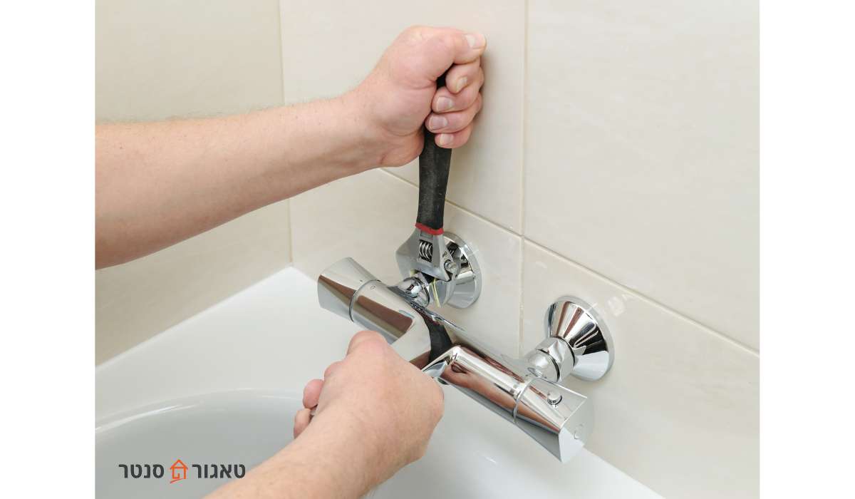 החלפת ברז סוללה לאמבטיה