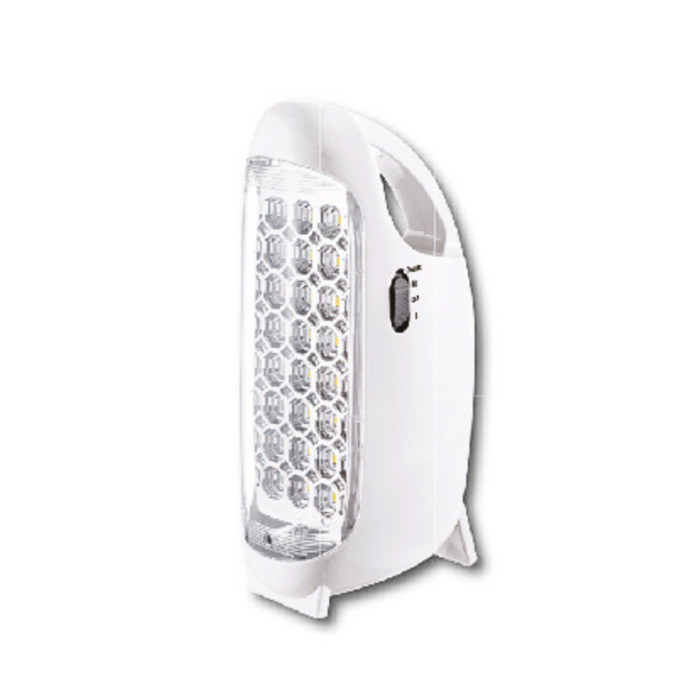 תאורת חירום נטענת ניידת 24 לדים עם ידית נשיאה