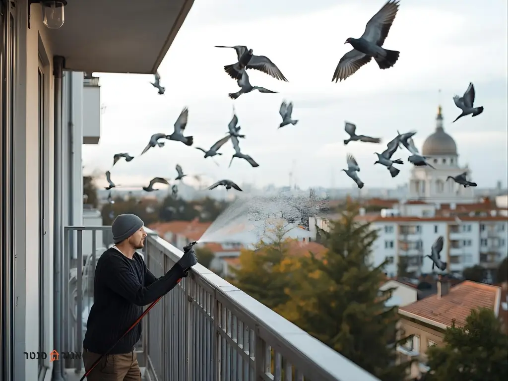 איך להרחיק יונים מהבית