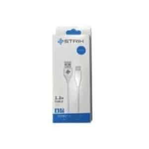 כבל לטלפון חיבור USB ל- Type-C באורך 1.2 מטר