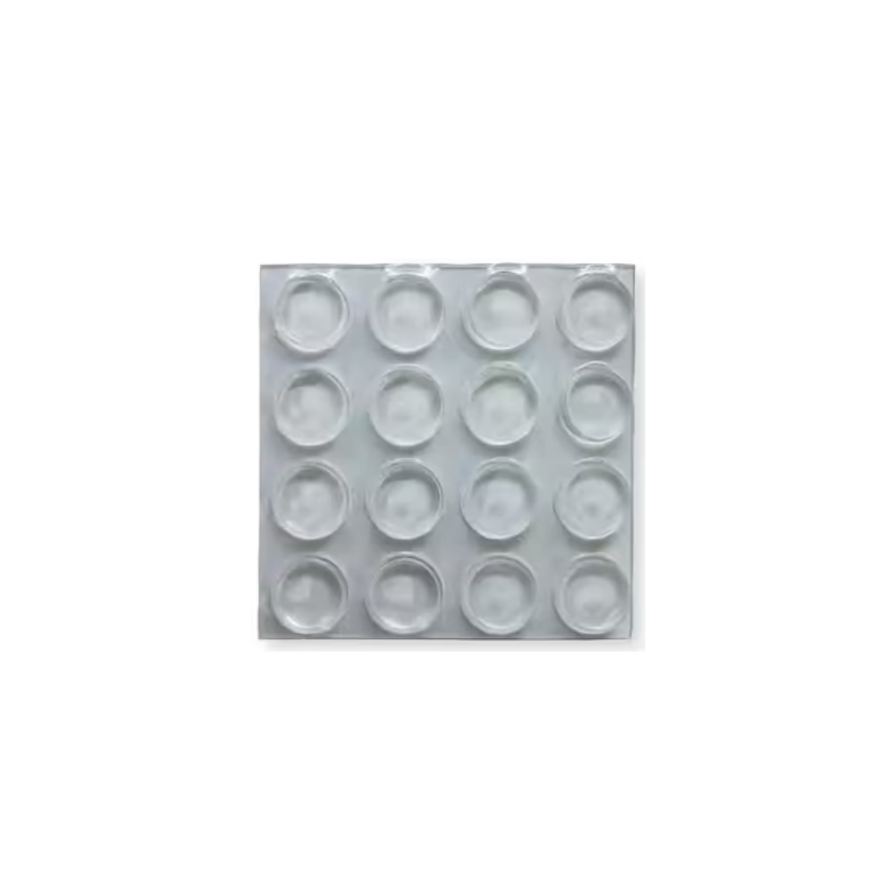 כריות שקופות עגולות נדבקות כ-10 מ"מ